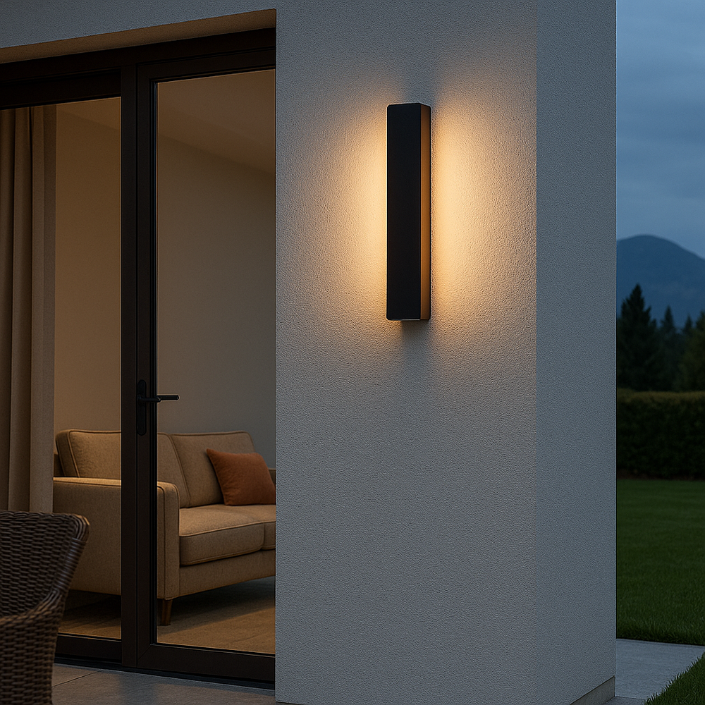 Aplica LED 71102/300MB pentru exterior, 30cm, lumina calda 3000K, rezistenta la ploaie, ideala pentru fatade si intrari exterioare.