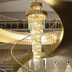 Candelabru auriu 18 becuri LED 9001-600x1800 FGD
