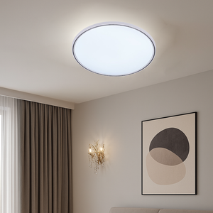 Plafoniera LED rotunda 460mm alb-negru 96W lumina rece ML-003/460WH+BK