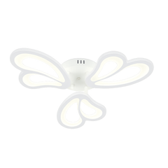 Lustra LED alba cu 3 brate si telecomanda lumina reglabila pentru camera copilului