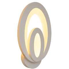 Aplica LED LUBAN B03 260mm, design vertical compact, iluminand uniform un living contemporan si minimalist