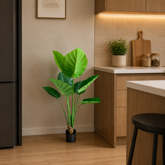 Plantă artificială Epipremnum Aureum verde, 130 cm, decorativă pentru living, birou, dormitor, restaurant, hotel și spații comerciale.