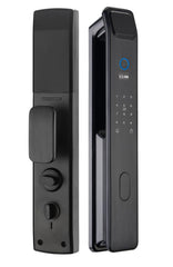 Incuietoare inteligenta LUBAN Classic bronz-roscat pentru usa metalica, cu PIN, amprenta si card RFID