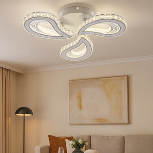 Lustra Led 7513/3 90W cu LED integrat alb metal