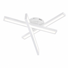 Lustra LED Alba 3 Brate, 158W, 3000-6500K, Telecomanda Inclusa, Model L77285/3