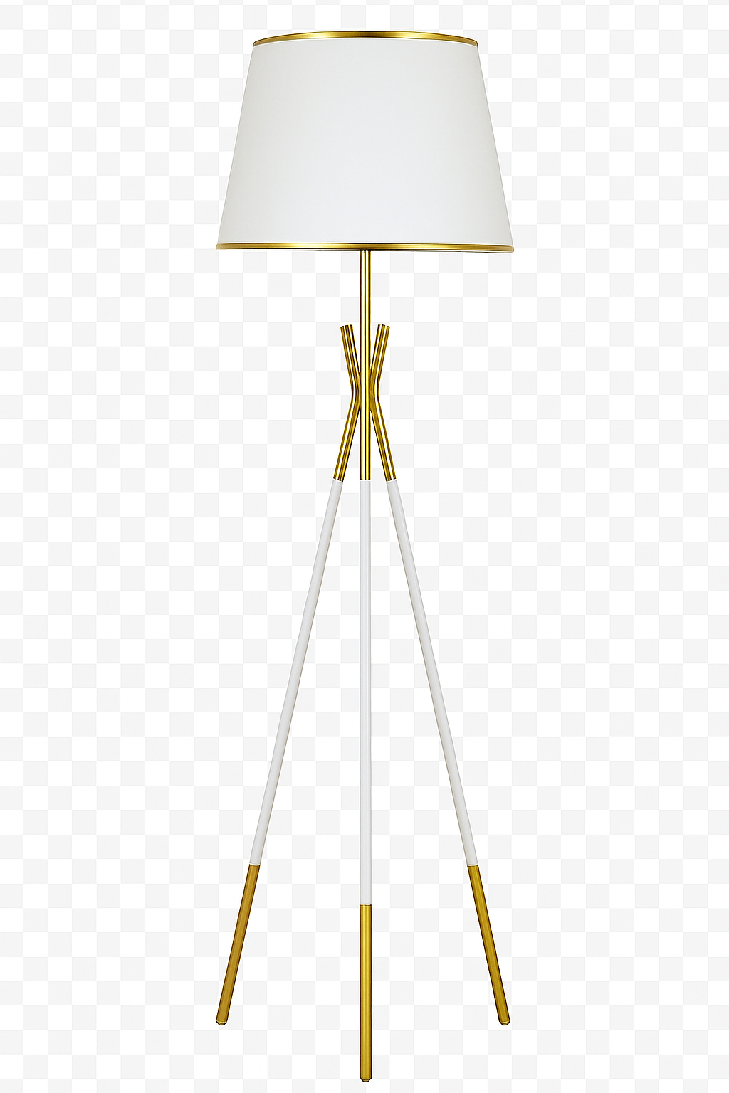 Lampadar PJA3-WH alb, design sculptural vertical