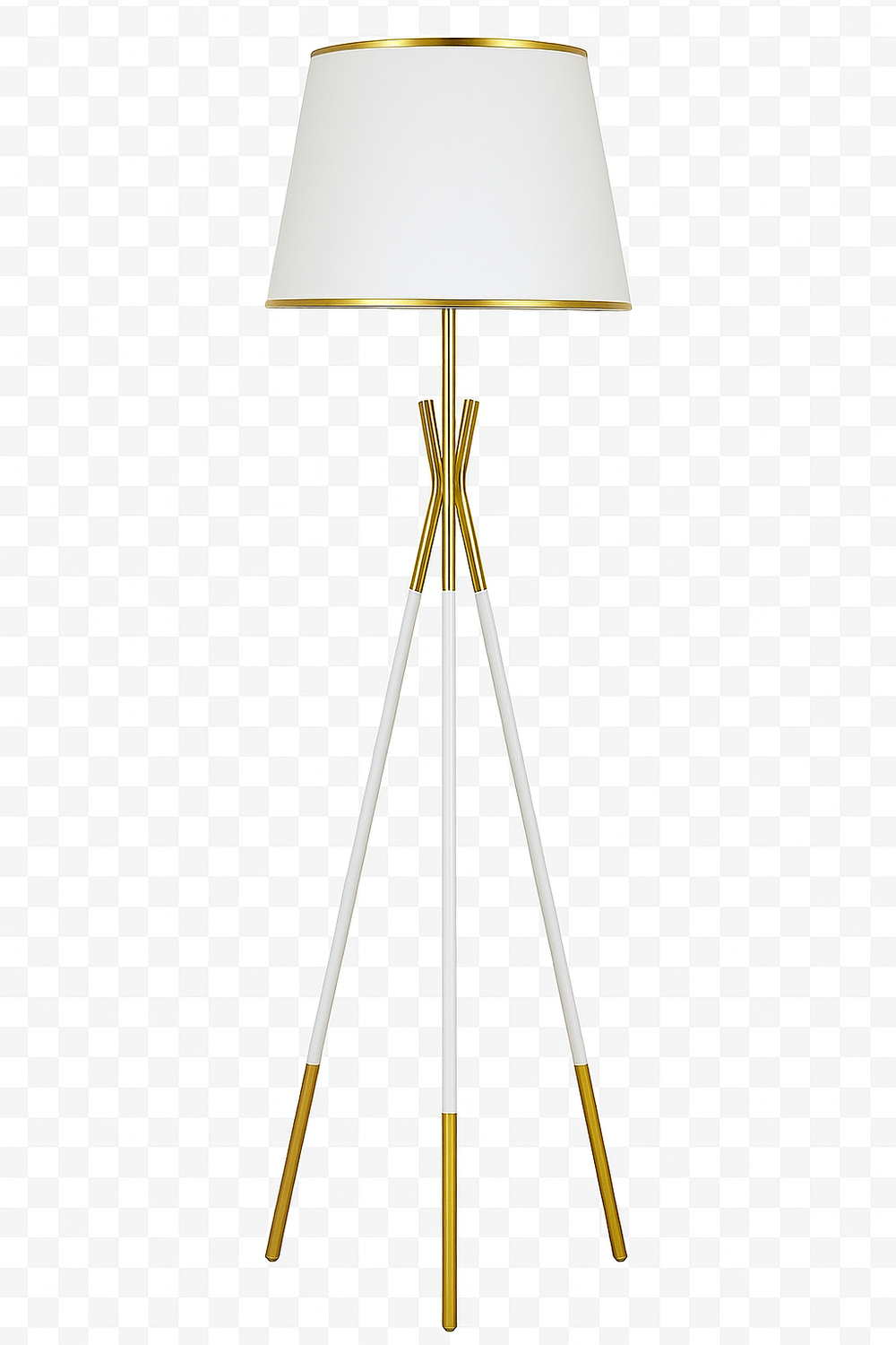 Lampadar PJA3-WH alb, design sculptural vertical