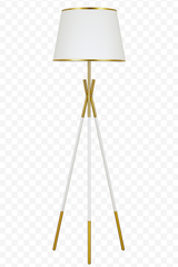 Lampadar PJA3-WH alb, design sculptural vertical