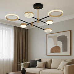 Lusta Led Moderna 80W cu LED integrat pentru dormitor living hol bucatarie birou plafoniera LED moderna pentru dormitor living hol bucatarie birou design elegant cu telecomanda