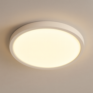 Plafoniera LED Rotunda 40cm Alba cu Design Modern si Lumina Ajustabila