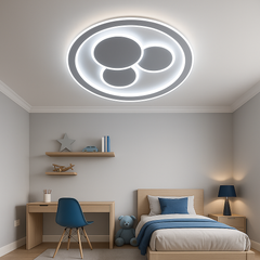Plafoniera LED 7762/500 rotunda alb mat 118W cu lumina neutra confortabila, perfecta pentru dormitoare moderne si ambient relaxant.