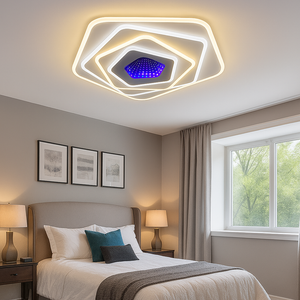 Plafoniera LED Rotunda 94W cu Telecomanda si Lumina Ajustabila