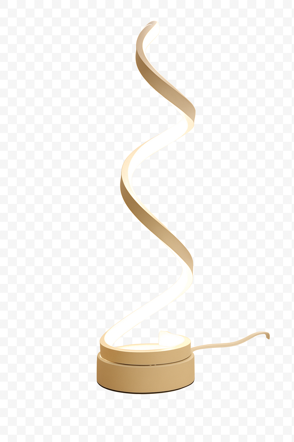 Veioza LED alba spirala 40W creeaza lumina calda sau rece, ideal pentru dormitoare moderne ce necesita atmosfera relaxanta si eleganta.