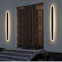 Aplica LED 71456/900 pentru exterior, design liniar 900mm, lumina calda 3000K, rezistenta la ploaie pentru fatade si terase.