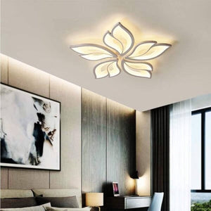 Lustra LED Flori Alba 19250/5N WH cu Telecomanda