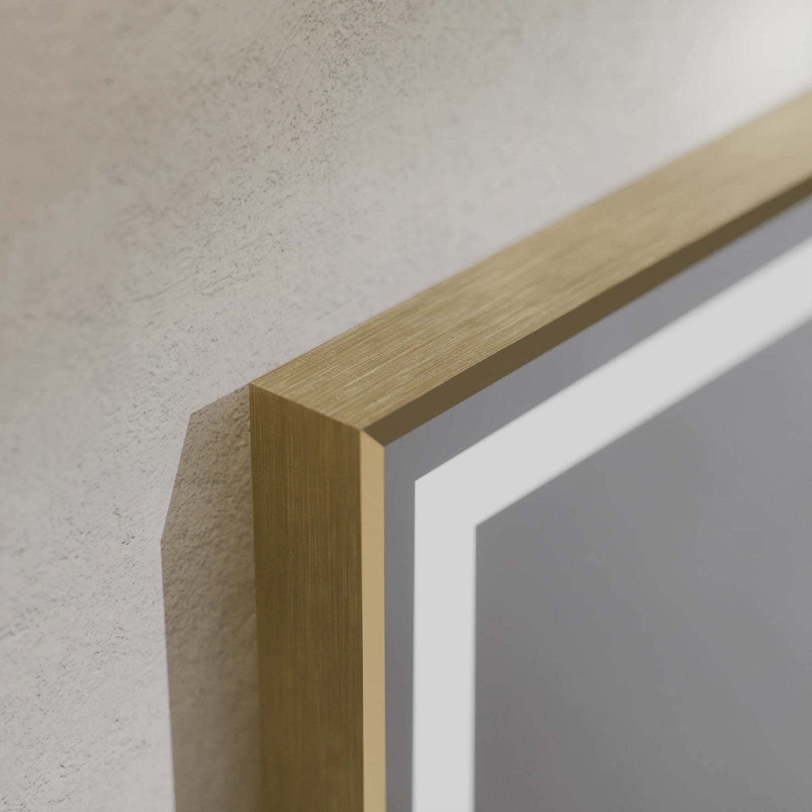 Oglinda LED Starlight 60x80 cm cu senzori tactili, dezaburire si afisaj digital, design modern pentru bai elegante.
