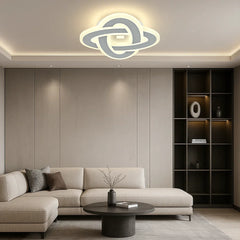 Aplica LED Sphere Pro 60W, forma rotunda moderna cu montaj versatil, iluminand livingul cu lumina adaptiva calda–rece