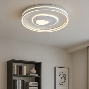 Lustra LED 26141/480WH Rotunda Alb 114W cu Telecomanda