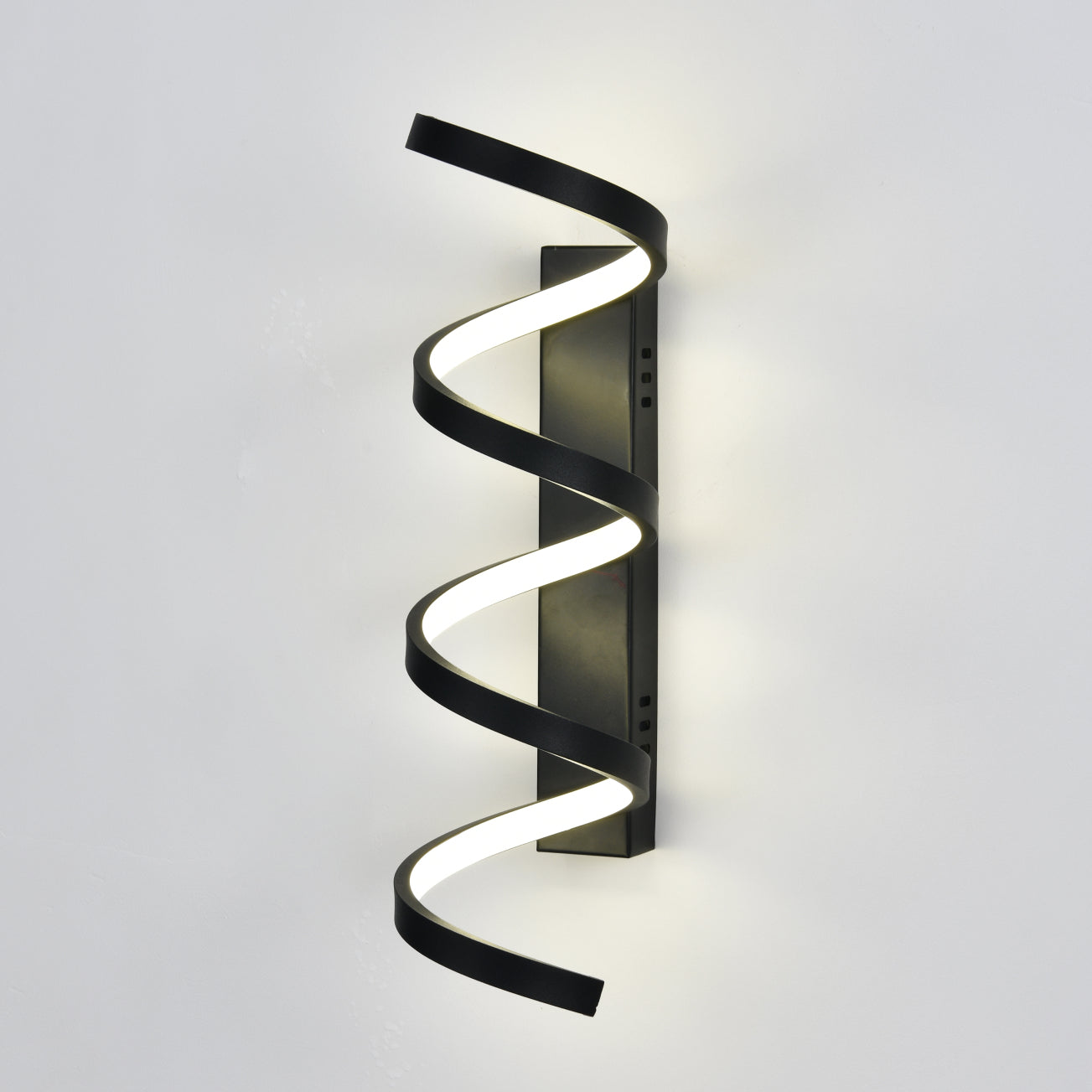 Aplica LED LUBAN Core neagra 48W iluminare decorativa pentru hol si coridor modern