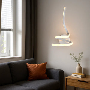 Aplica LED alba verticala metal Ø190×360mm 17W 3 culori