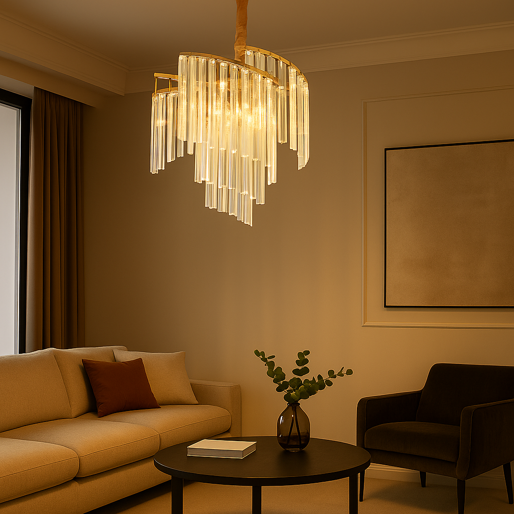 Candelabru modern auriu 6 brate design decorativ 98068/500FG