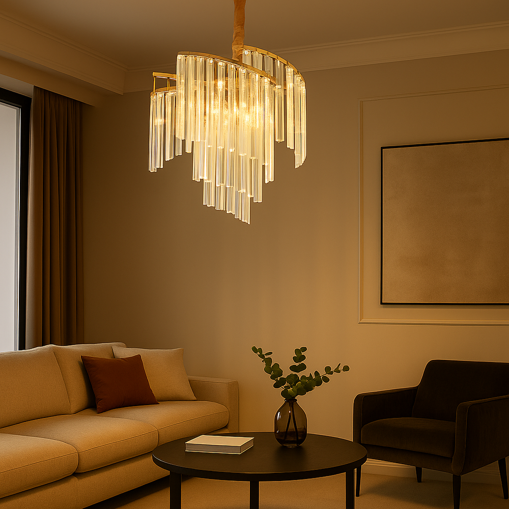 Candelabru modern auriu 6 brate design decorativ 98068/500FG