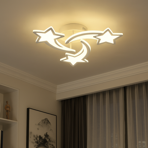 Lustra LED 19316/3WH stelara moderna 66W cu telecomanda