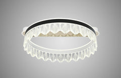 lustra LED alb negru si auriu 55009/500 WH+BK+TIGD cu telecomanda