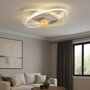 Lustra LED 8680 moderna 102W cu telecomanda
