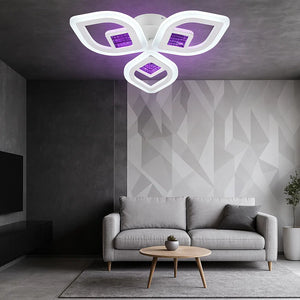 Lustra LED cu petale 60W 8737/3 cu telecomanda