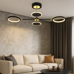 Lustra LED 8720A/4 moderna 60W cu telecomanda