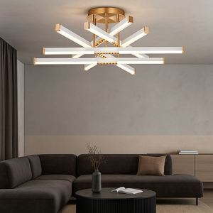 Lustra LED 9374/6 moderna 144W cu telecomanda
